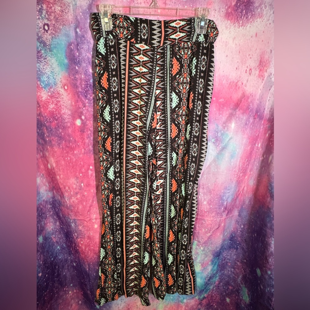 No Boundaries Colorful Patterned Pants